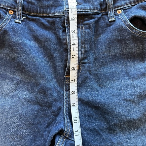 GAP mid-rise Girlfriend crop in indigo sz 18, EUC - Picture 6 of 6